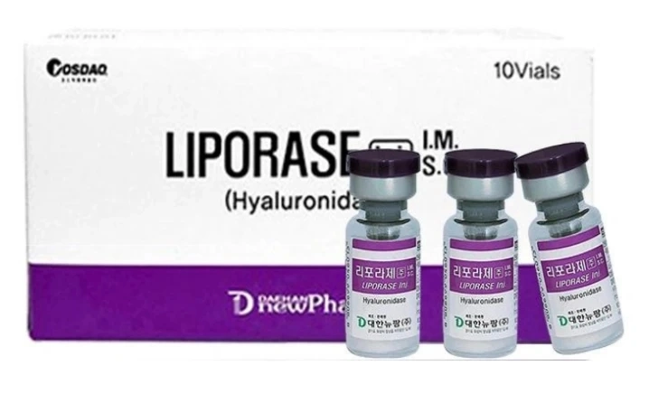 Nouveau produit Lyophilisé Hyaluronidase Dissout l'acide hyaluronique Liporase.