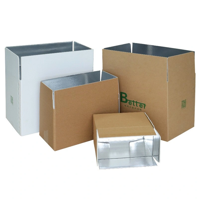 Custom Printing Foldable Kraft Paper Incubator Cardboard Transport Heat Insulated Carton Box