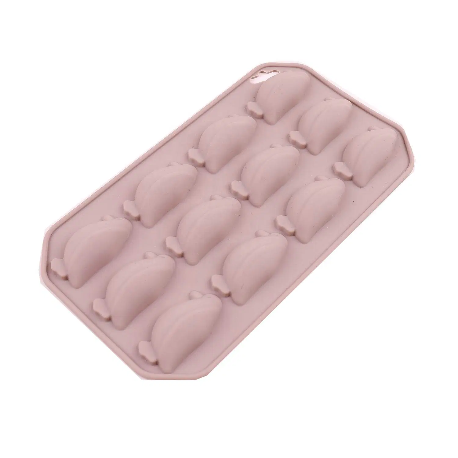 Custom Polar Bear Penguin No Spill 12 Cavity Silicone Fastener Ice Tray Mold Frozen Cube Form Box