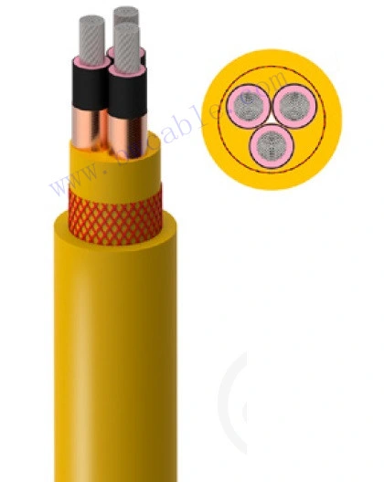 (N)TSCGECEWÖ U 8,7/15kV y 12/20kV ATB cable equipos móviles pesados líneas de arrastre, palas, dragas y taladros, bajo tensiones extremas y abrasión