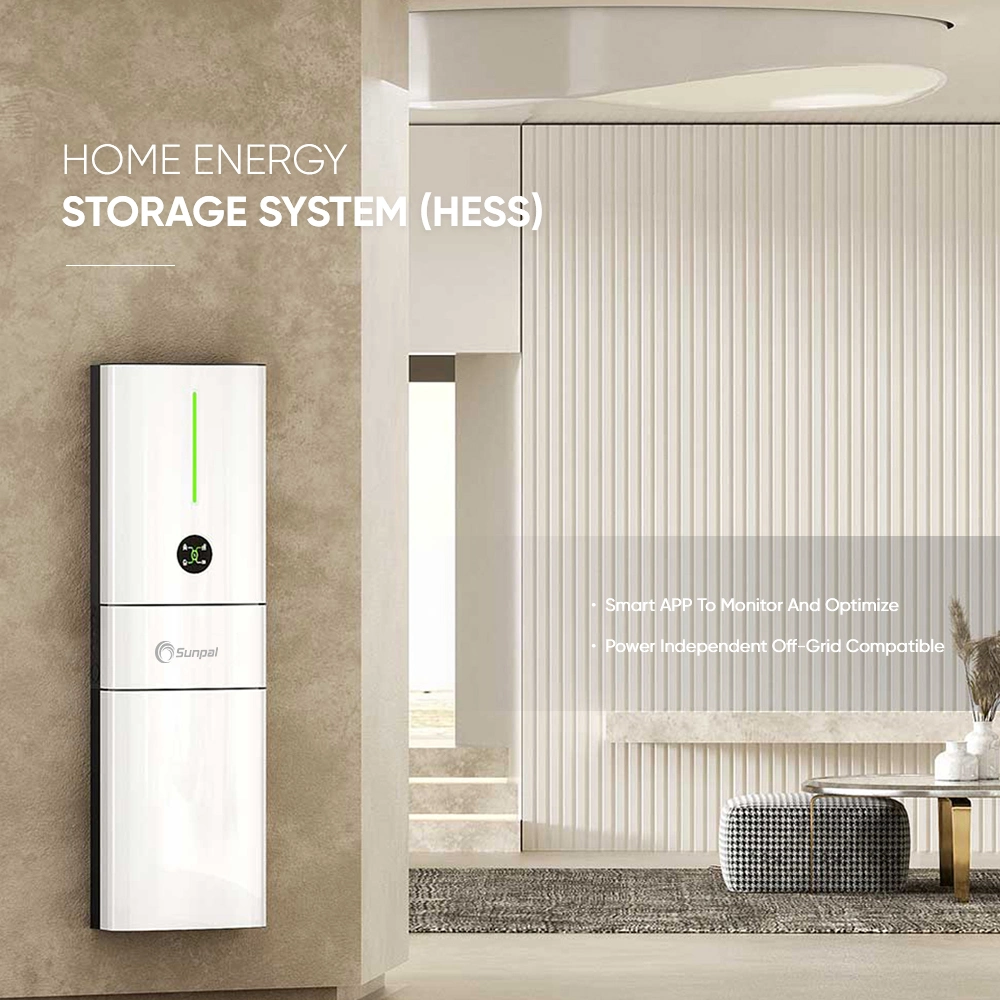 Sunpal Home Use Solarstromsystem ESS-Akkupack All-in-One Lithium-Batterie-Wechselrichter