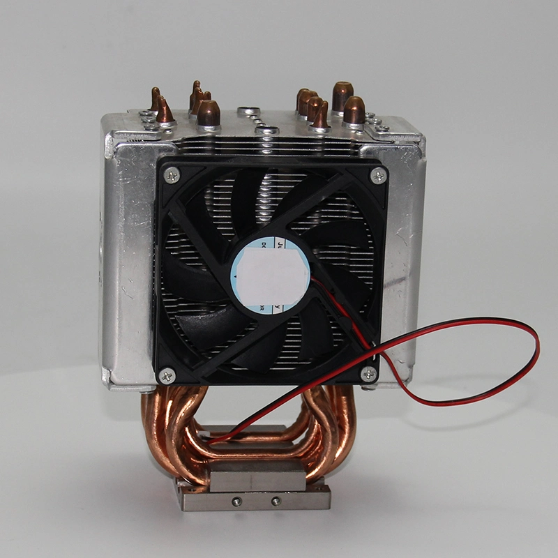 Dissipador de calor com ventilador e refrigeração de CPU AMD Inter Professional com cobre sinterizado Tubo de calor