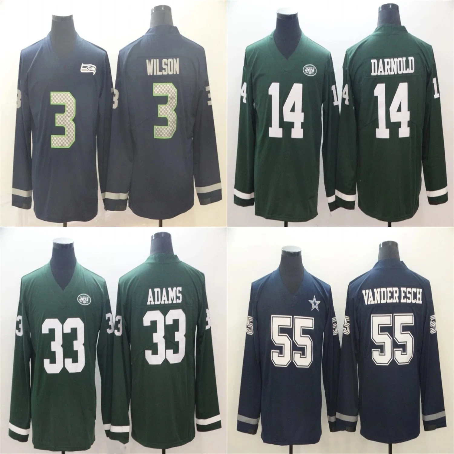Retailing Mens Football T Shirts Cowboys 4 Dak Prescott Dallas LV Raiders Ny Jets Patriots Jerseys