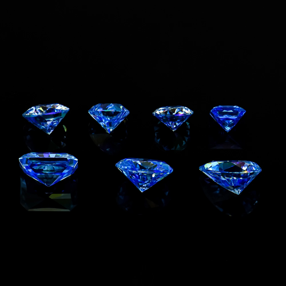 Großhandel/Lieferant Klein Blau Loose Moissanite Edelstein in Fancy Shape