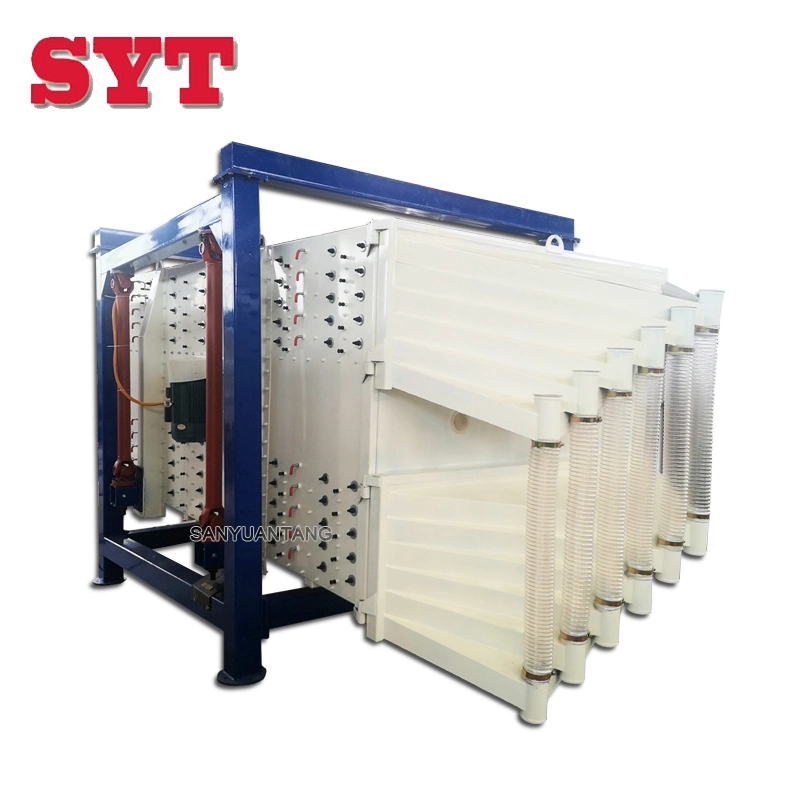 Self Cleaning Square Swing Vibrating Gyratory Screening Sifter Machine for Silicon Powder