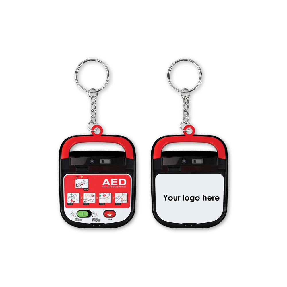 Wap-Health Trade Assurance Customized PVC Keyring LED Torch Aed Keyring