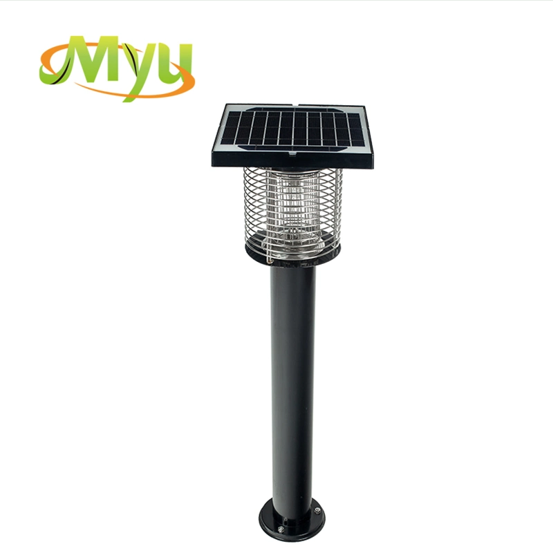 Solar Powered LED Insect Killer Mosquito Zapper Bug Fly Outdoor Lamp Light Trap