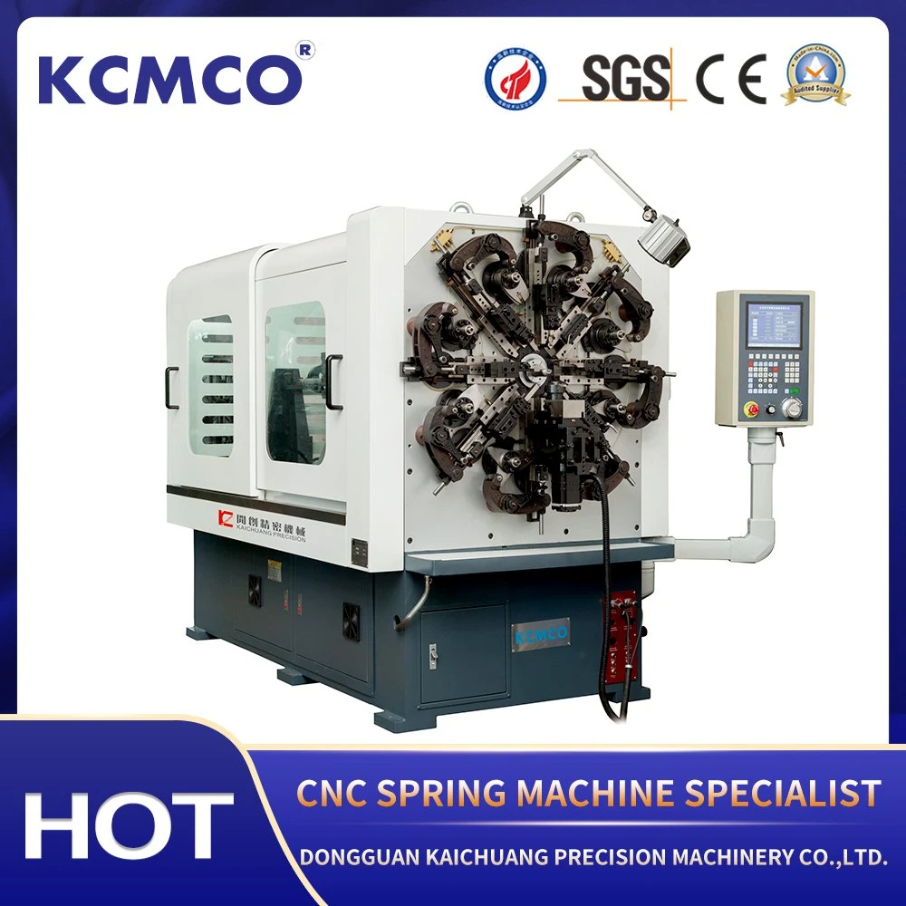 Monatliche Angebote 5 Achse 4,0mm KCMCO KCT-0535WZ CNC-Schneidemaschine Mit Flachfedermaschine für Draht Biegemaschine Fish Double Hakenherstellung