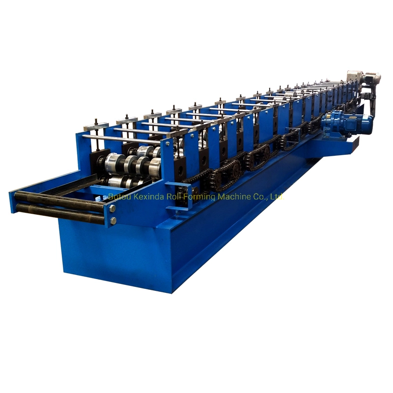 Steel/Galvaniced Steel/Aluminum Sheet Rectangular Drainage Pipe Roll Forming Machine