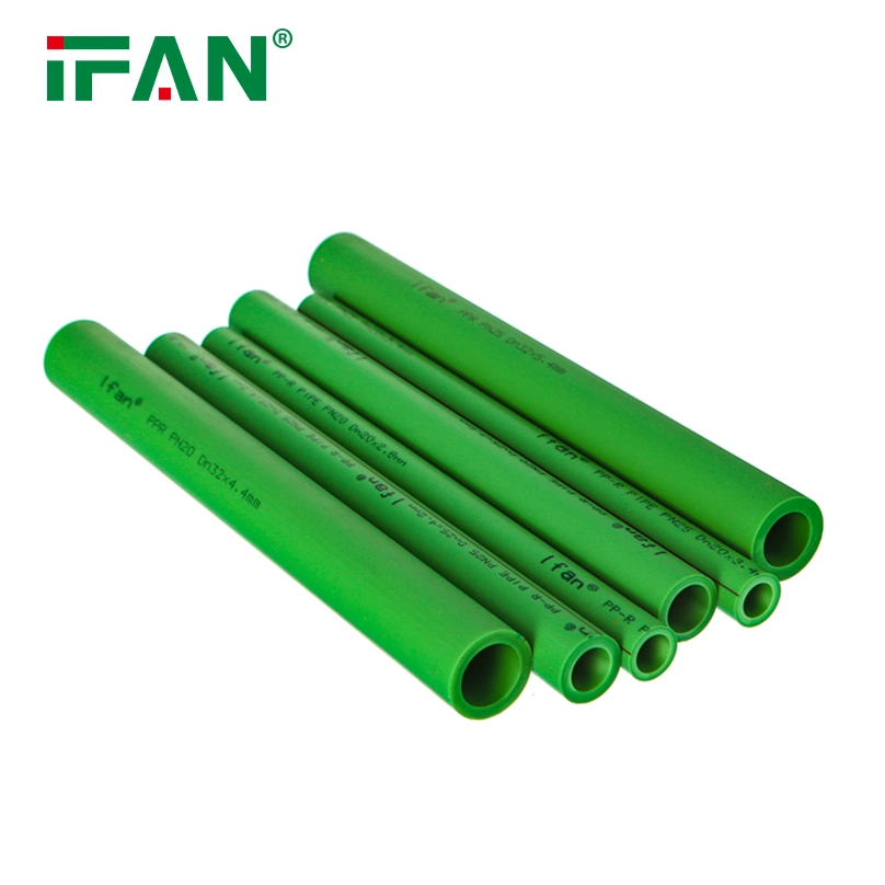 Ifan High quality/High cost performance Green Color PPR Hot Sale 60mm Plastic PPR Pipe