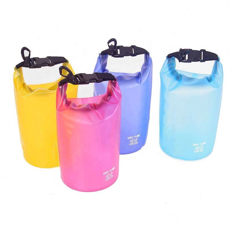 Custom Logo PVC Tarpaulin Waterproof Lightweight Dry Bag for Traveling Fishing