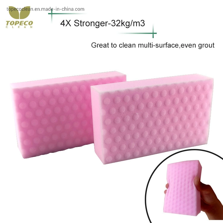 Topeco Kitchen Cleaning Pink Melamine Sponge Nano Magic Eraser Free Sample