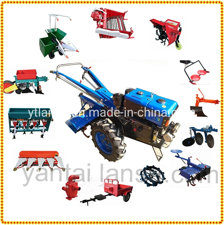 Hot Sale 22HP Two Wheel Hand Tractor Price of Walking Tractor High quality/High cost performance 