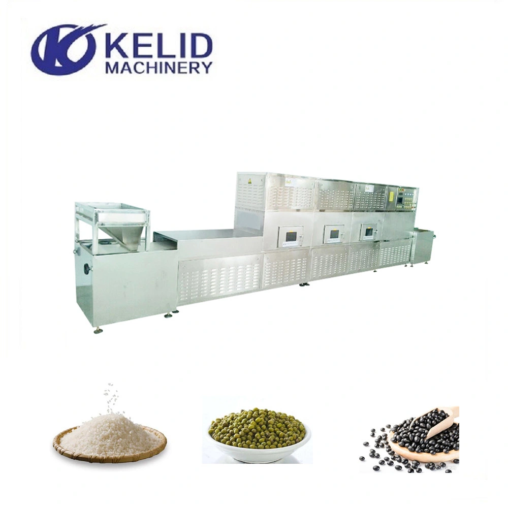 Tunnel Microwave Spice Ginger Powder Drying Sterilization Equipment