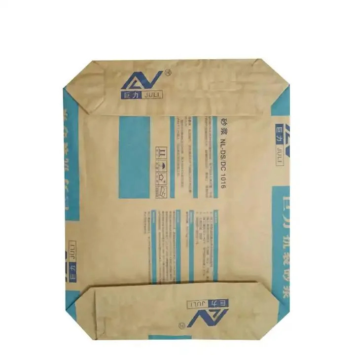 2ply 3 Ply Kraftpapier Ventil Zement Verpackungsbeutel, Fabrik anpassen 2layer 3 Schicht Pvse Beutel 20kg 25kg 50kg Zement / Wandputze / Pulver / Mehl / Futter