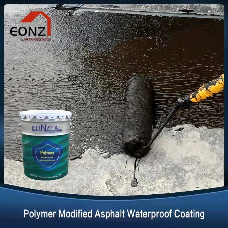 Modified Asphalt Coating for Waterproofing