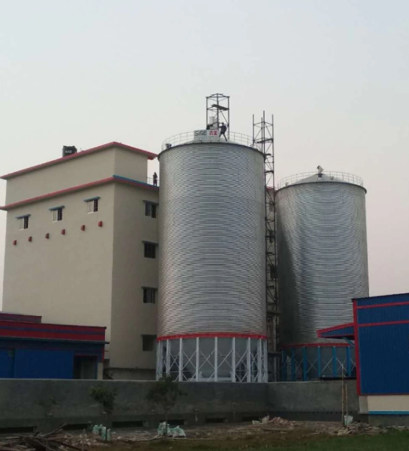 100-10000t Paddy Corn Maize Grain Storage Bin Steel Silo