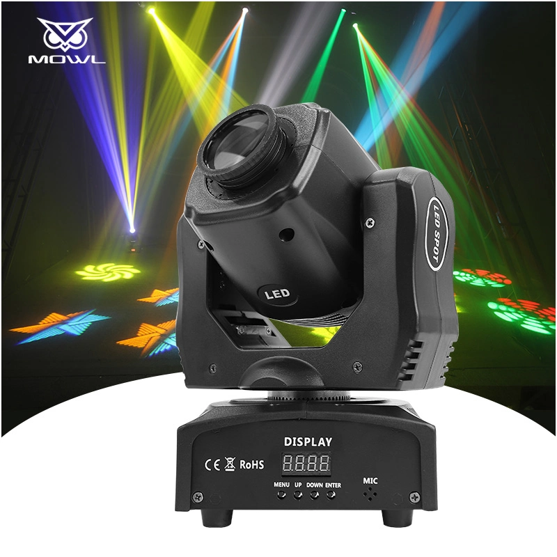 DJ Lighting Equipment 90W Mini DMX Gobo Spot LED Moving Head Light Club