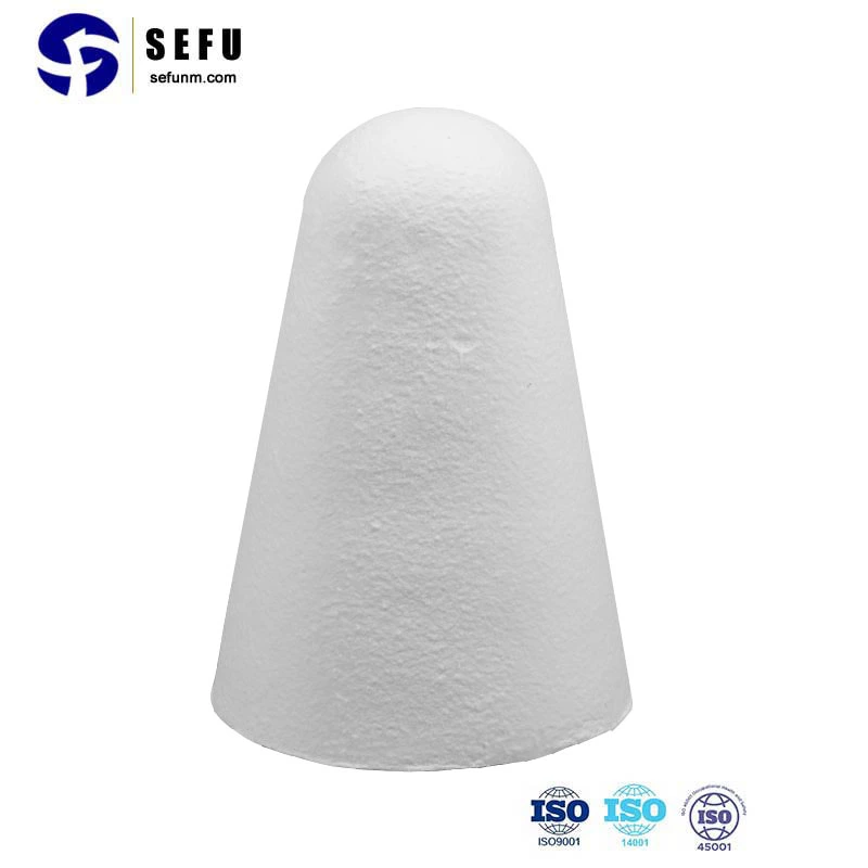 Sefu China Fibra Cerâmica Silicato de alumínio Fabricação de cerâmica de fibra toque o cone do rolamento