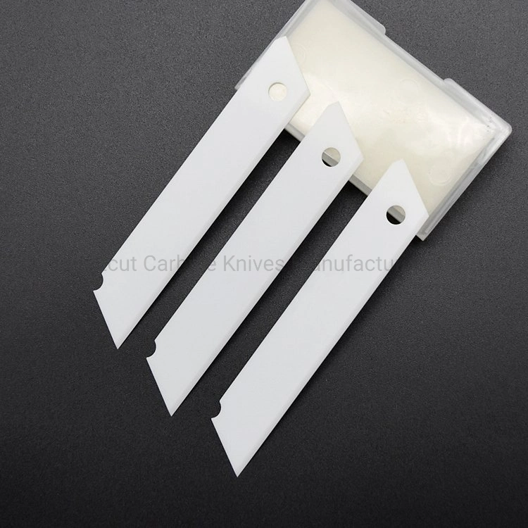 Zirconia Ivory White Static-Free Ceramic Knife Cutter for Textile & Clothing