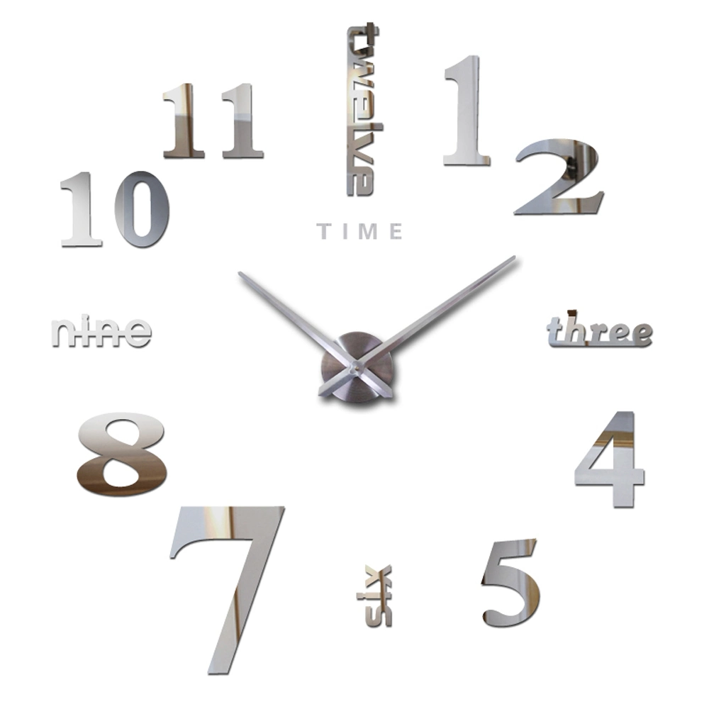 Classic Arabic Numerals Large-Size 3D Acrylic Wall Clock