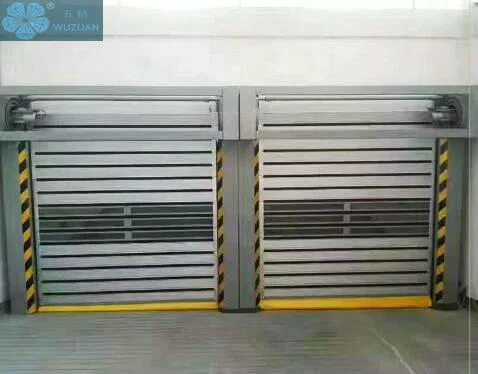 High Speed Aluminum Alloy Wind Resistant Good Quality Bullet Proof Vertical Rolling Shutter Door Rapid Spiral Door