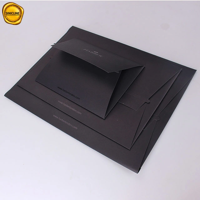 Sinicline Balck on Black Adhesive Tamper Proof Black Box Packaging