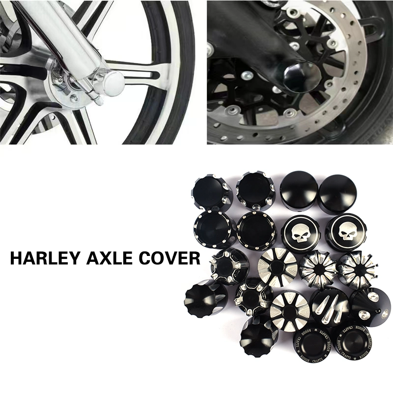 Front Axle Bolt Motorcycle Cap Nut Cover for Harley Davidson