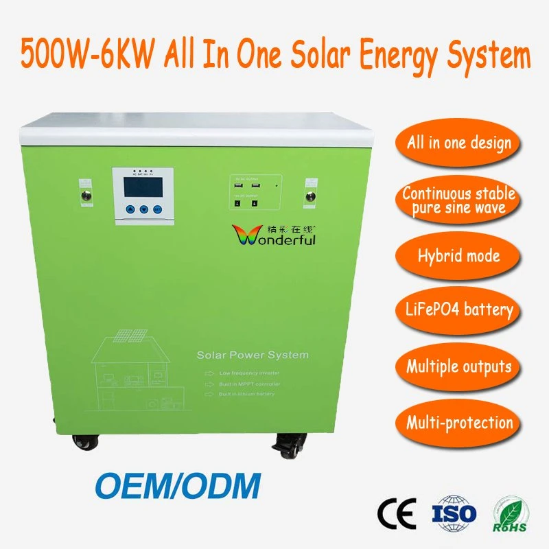 Home off Grid Solar Power System Generator Easy Installation Storage Energy for Home Use