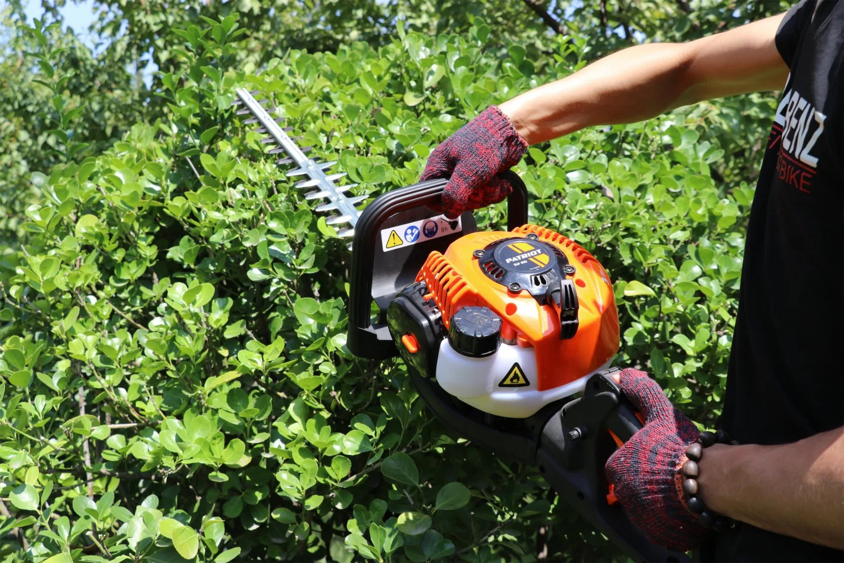 Garden Tools Hand-Held Gas Hedge Trimmer with Dual Blades