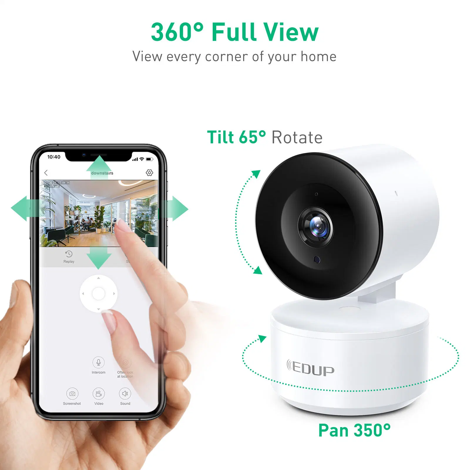 Edup USB Computer Security 1080P High quality/High cost performance Tuya WiFi Camera