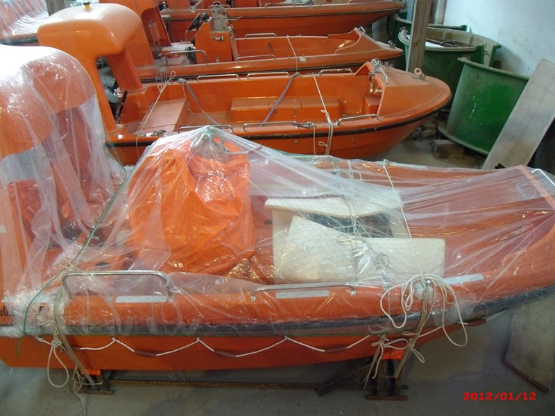Solas Lifesaving Boat, 7.5m China Fiberglass Marine Open Life Boat