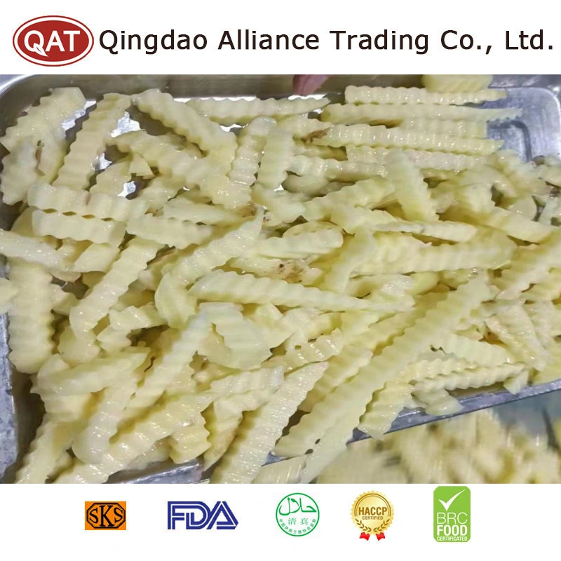 China New Crop Potato Chips 9*9mm Crinkle Cut French Fries