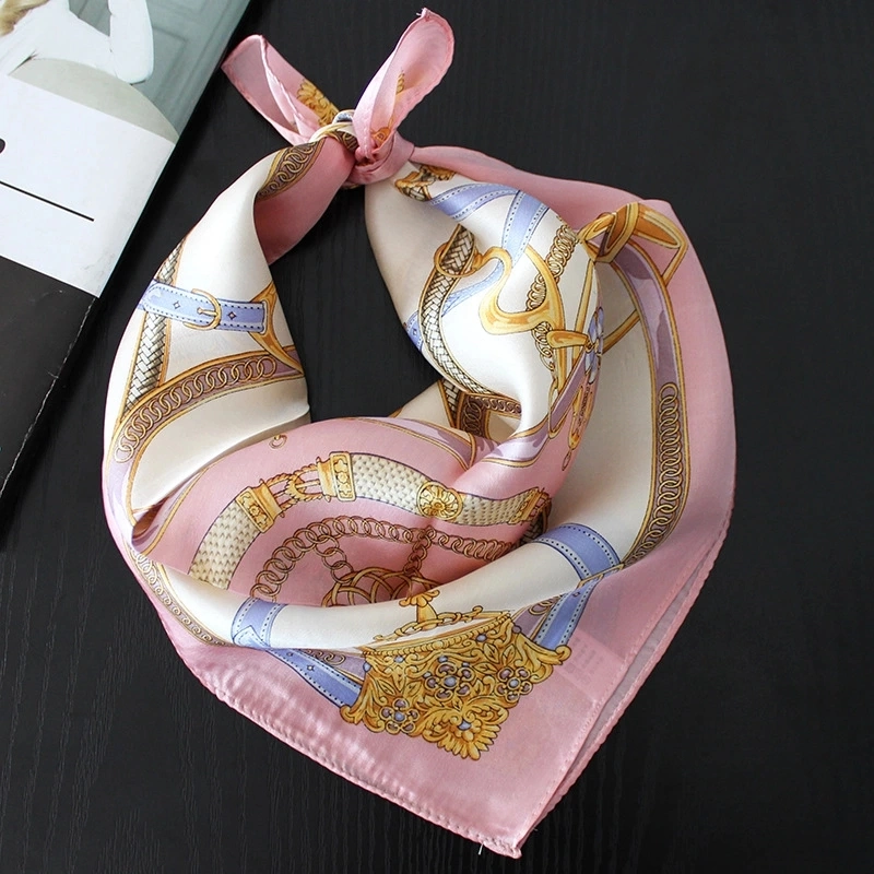 Multipurpose Silk Scarf Lady Scarf Square Scarf Fashion Scarf Headscarf