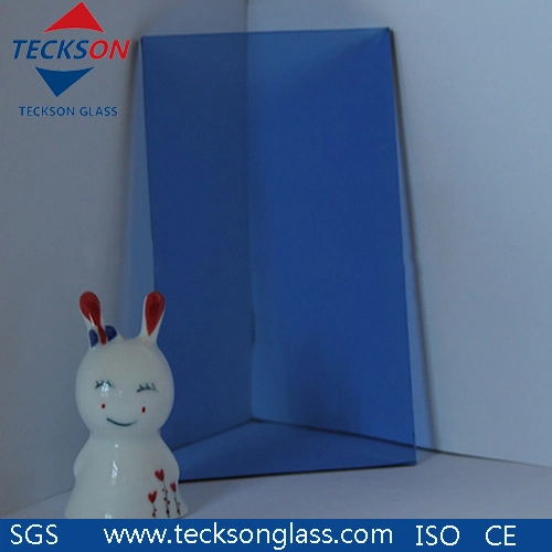 4/5/6/8/10/12mm Colored Ford Blue Tinted Tempered Float Sheet Glass