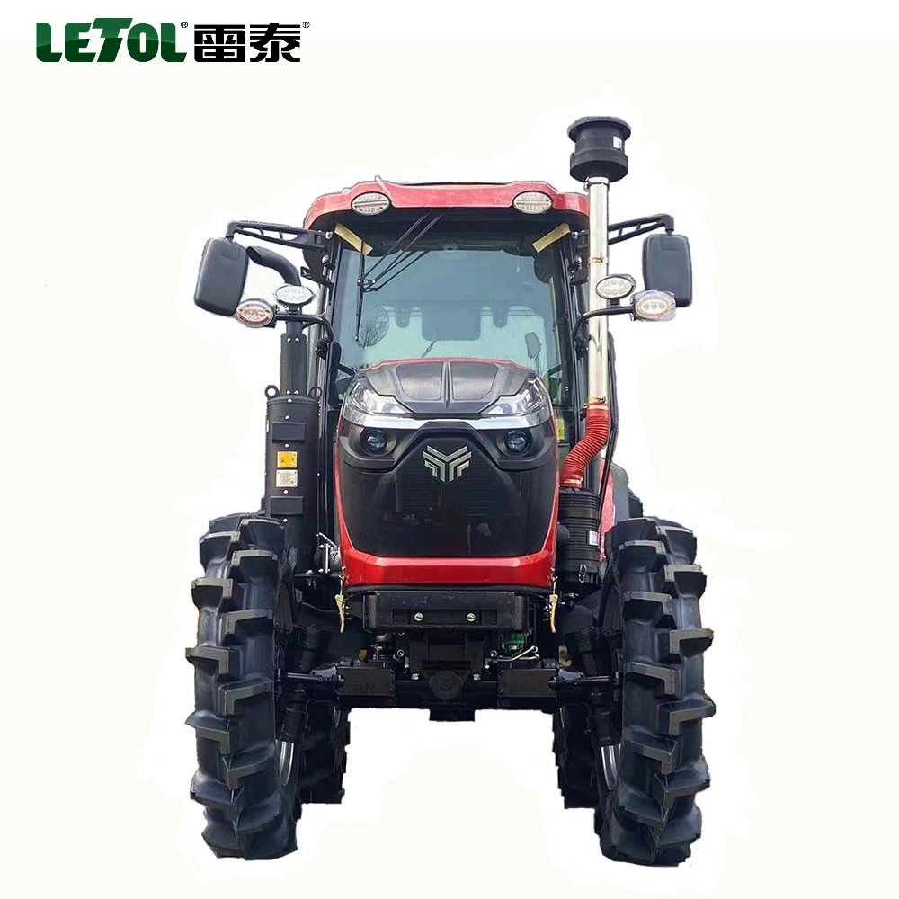 Tracteurs à roues avec certificat CE 100HP 4X4 Tracteur agricole chinois de grande taille 4WD Tracteur agricole à vendre.