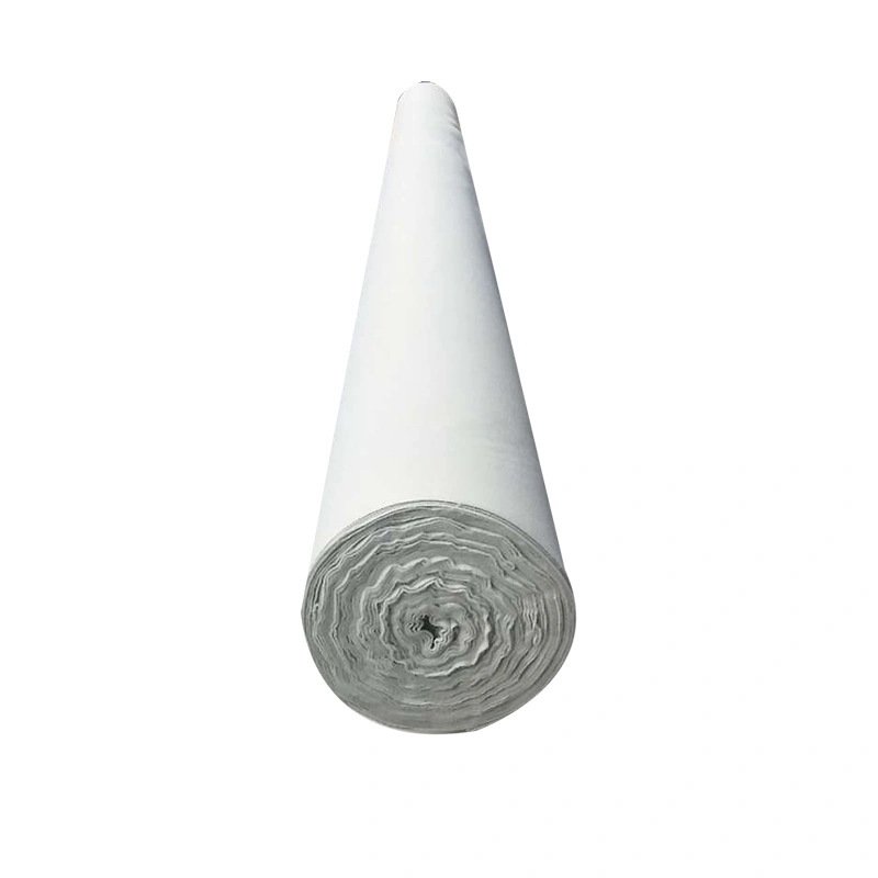 Building Material Nonwoven Textile Fabric, White Geotextile