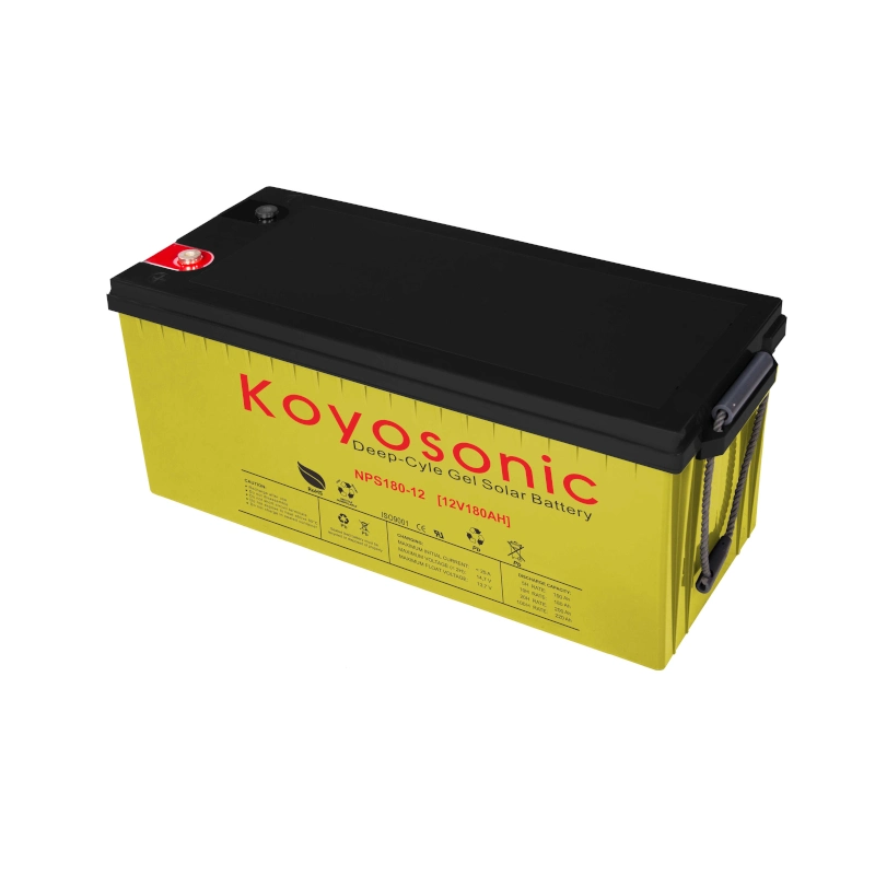 طاقة بطارية اللوحة الشمسية من Koyosonic بجهد 12 فولت وبطارية ذات دورة عميقة بقدرة 200 أمبير/الساعة تخزين خلية جديدة للطاقة الشمسية