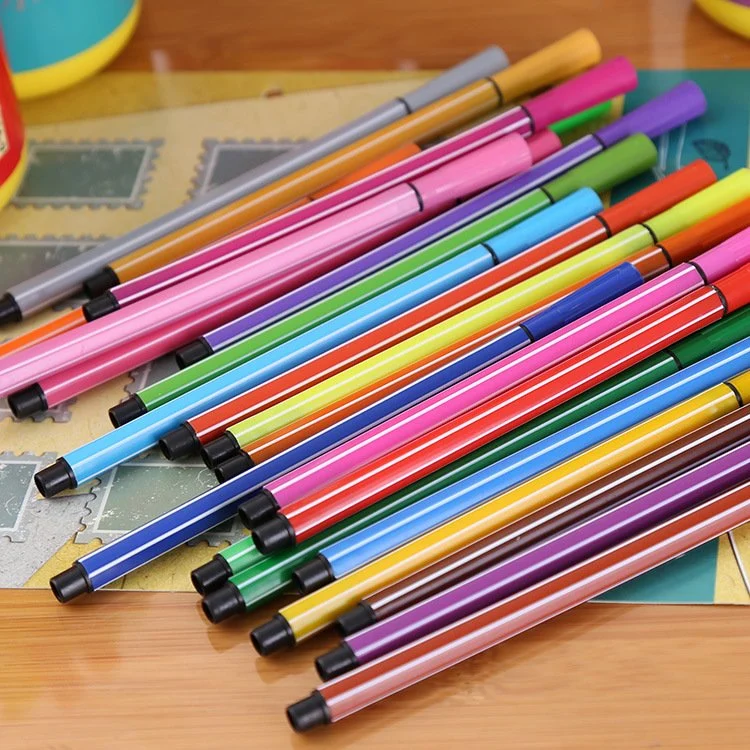 Wholesale/Supplier 12 Color Yellow People Watercolor Pen Set