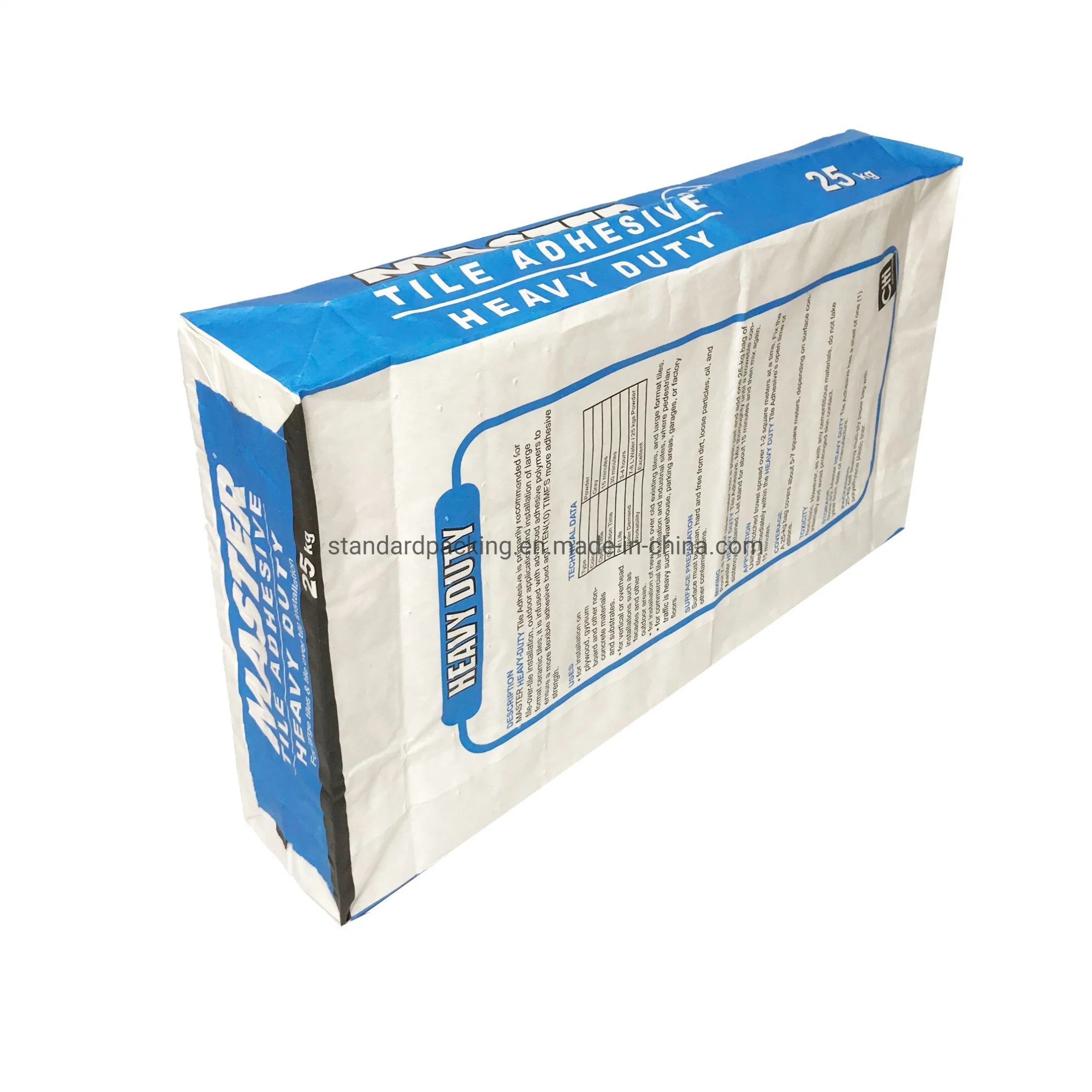 20kg 25kg Kraft Paper Valve Cement Bag