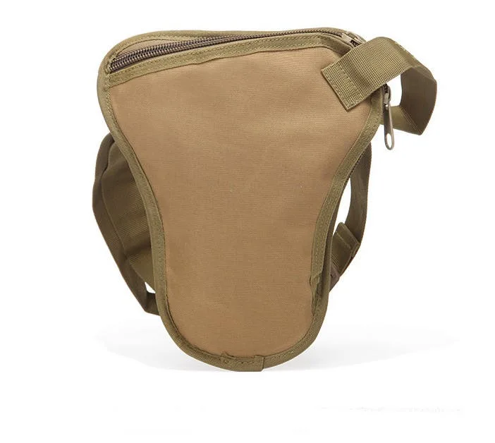 Wholesale/Supplier Waterproof Tactical Outdoor Mens Canvas Drop Leg Bag Waist Fanny Pack Belt Hip Bum Bag