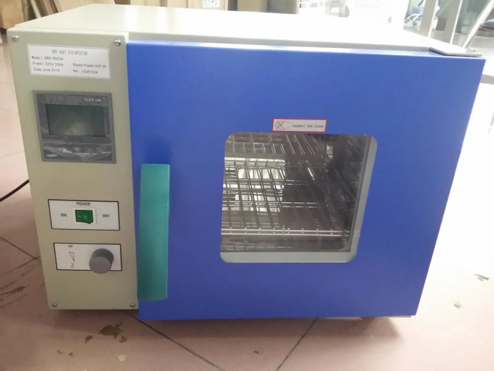 Instrumento de laboratorio Grx-9023A 25L 650W 2 estantes de desinfección de calor seco