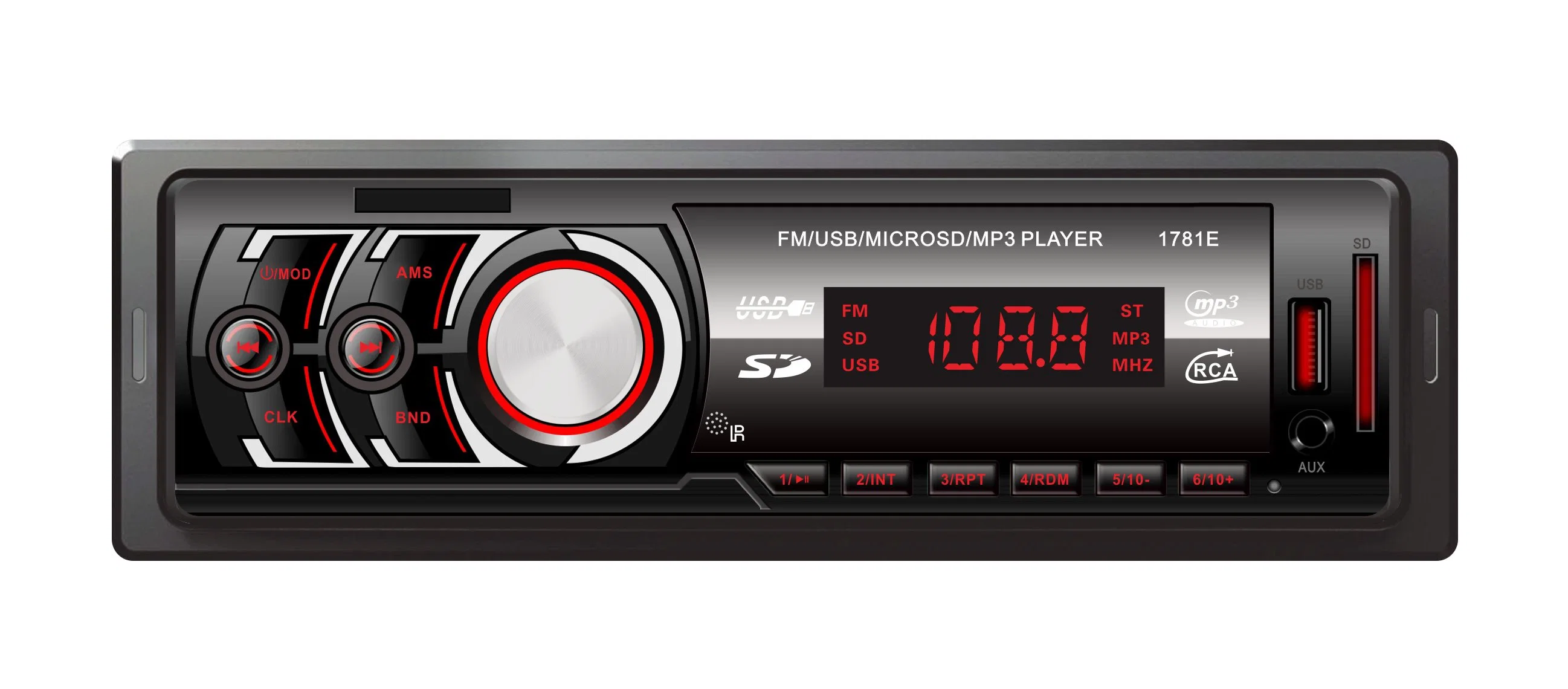 Voiture audio MP3 Support de radio FM de lecteur audio Bluetooth USB