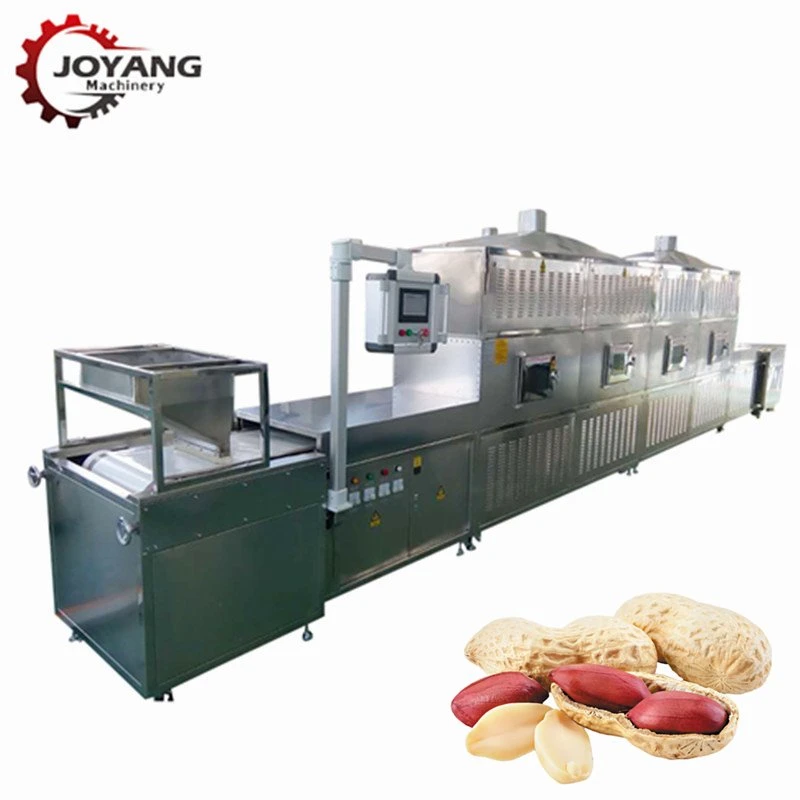 Tunnel Belt Microwave Peanut Nuts Curing Nuts Drying Machine