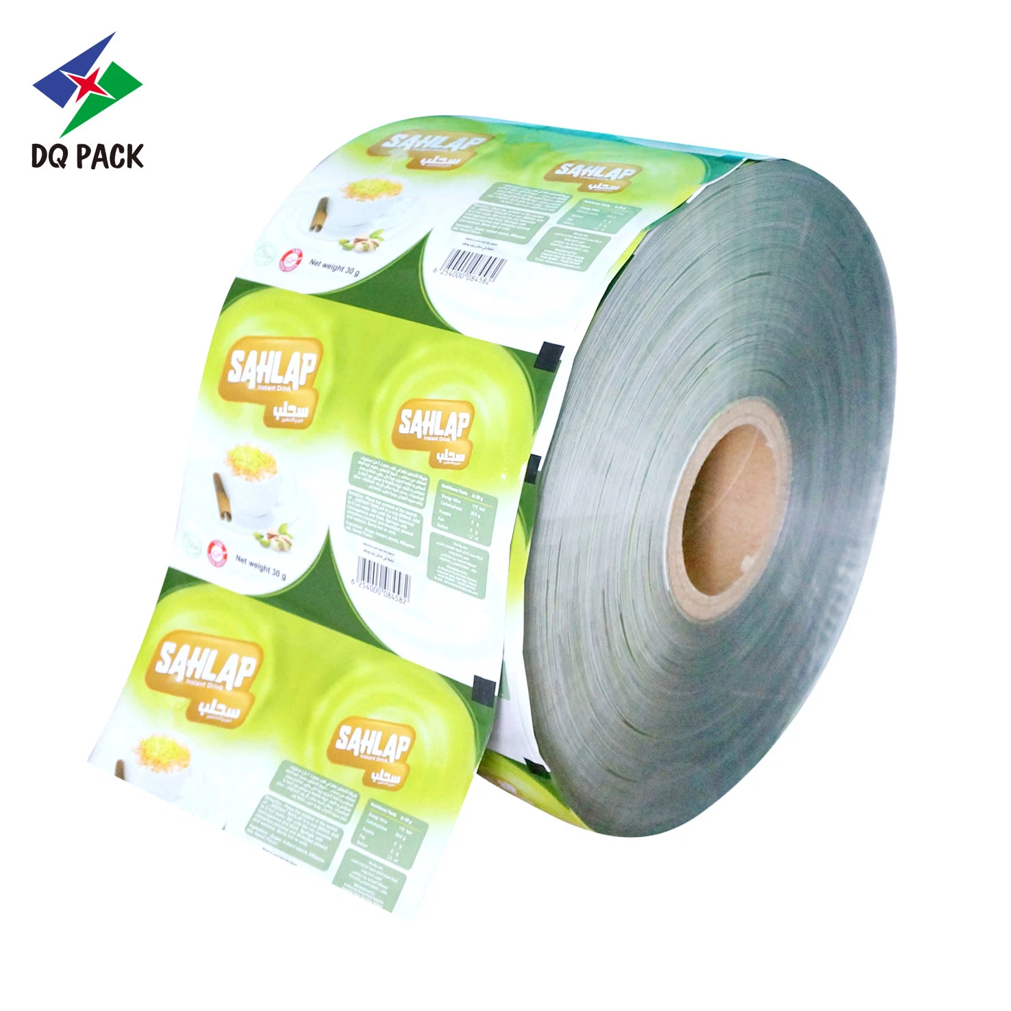 Flexible Printed Laminating Food Grade Cookie Packaging Plastic Biscute Roll Film