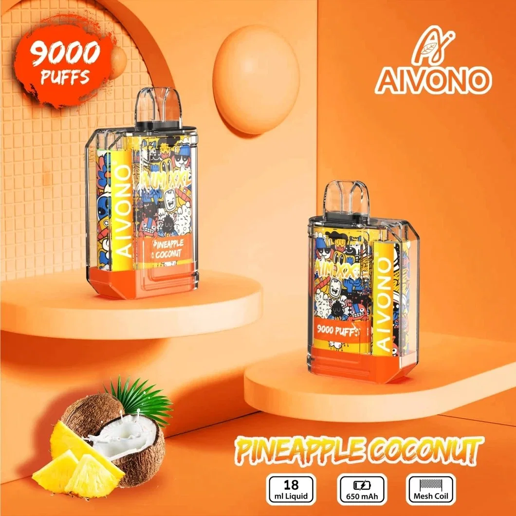 Aivono Aim XXL 9000 Puffs 18ml E-Liquid Disposable/Chargeable Vape Electronic Cigarette
