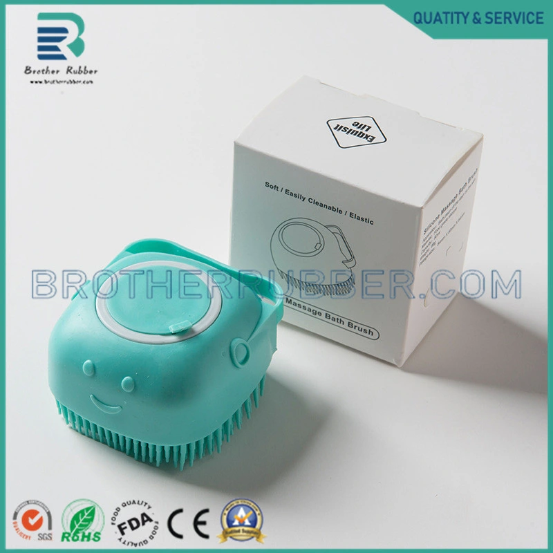 Factory Wholesale/Supplier Silicone Pet Shower Massage Brush Cat Dog Bath Shampoo Brush