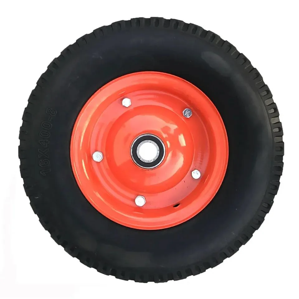 16X400-8 China OEM Solid Rubber Wheel für Beton Buggy Schubkarre