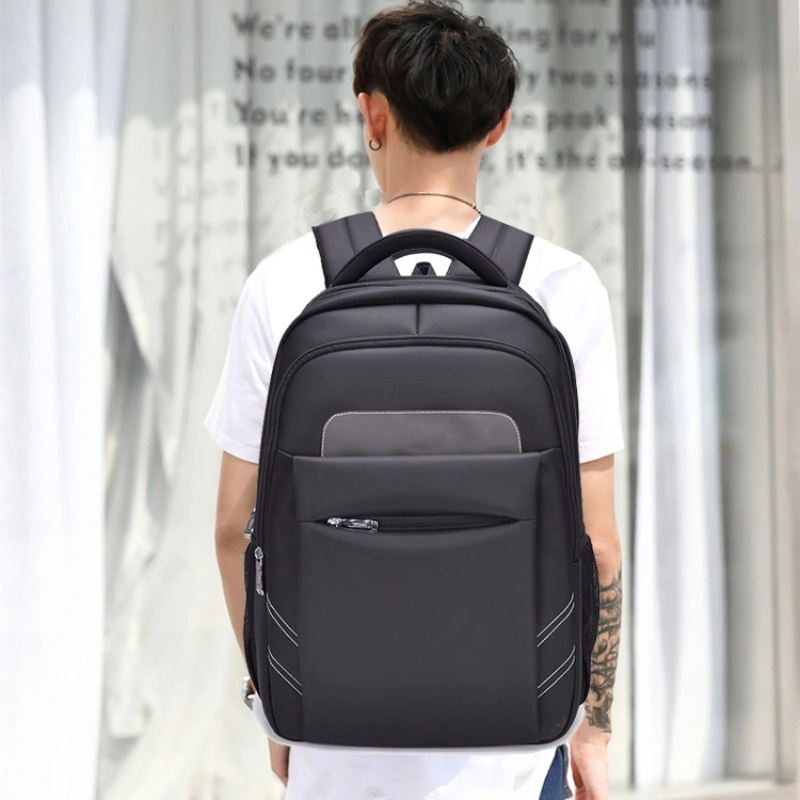 Mochila à prova de água preta para a escola de estudantes Travel Computer