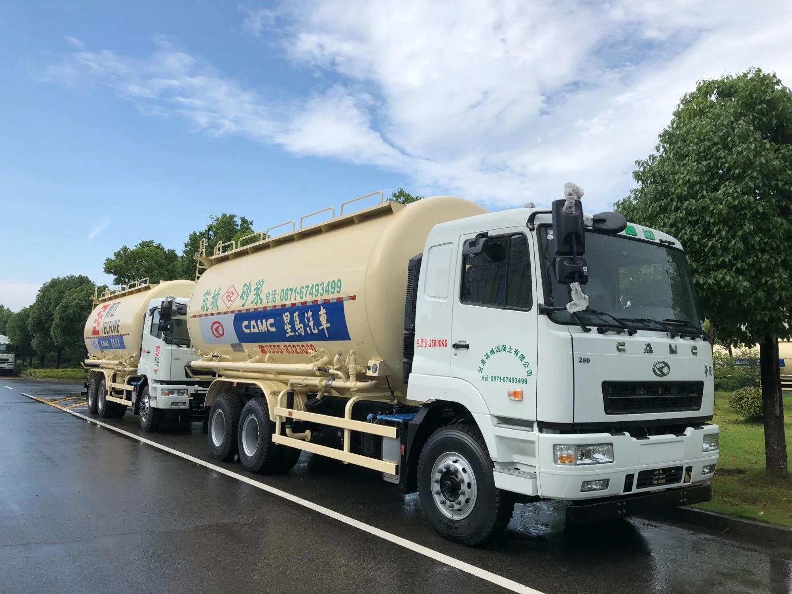 Цистерна Camc Bulk Cement Truck6X4 30m3 310 Л.С.